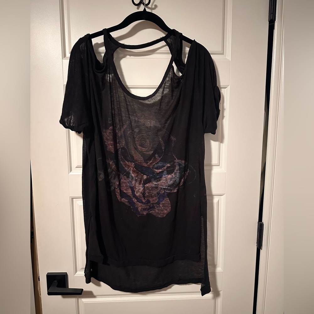 Free People Burn Out Fly By Tour T-Shirt Size XL